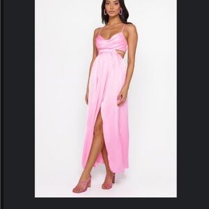 Hello Molly Elegant Pink Maxi Dress